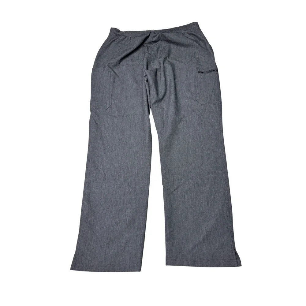 FIGS High Waisted Yola Skinny Scrub‎ Pants Large W34 L29 Gray Heathered tw2000r